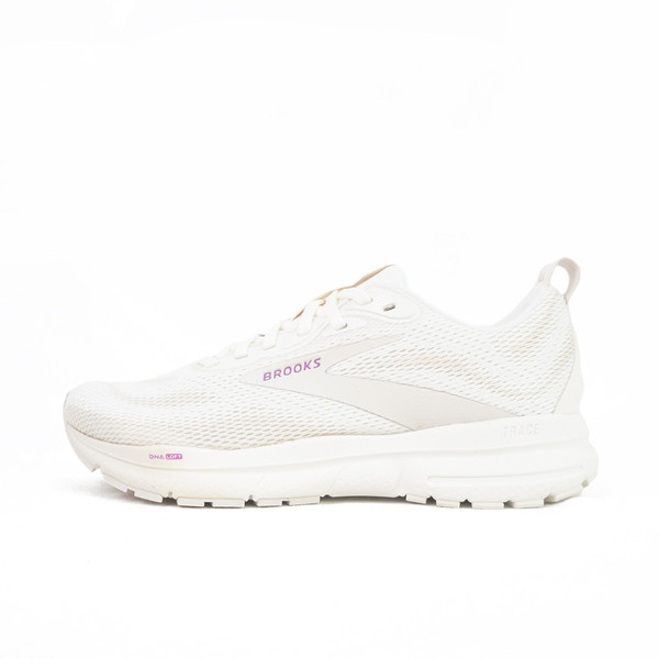 Brooks Trace 4 女 慢跑鞋 彈力 支撐 緩震 米白 奶茶 [1204411B111], , large