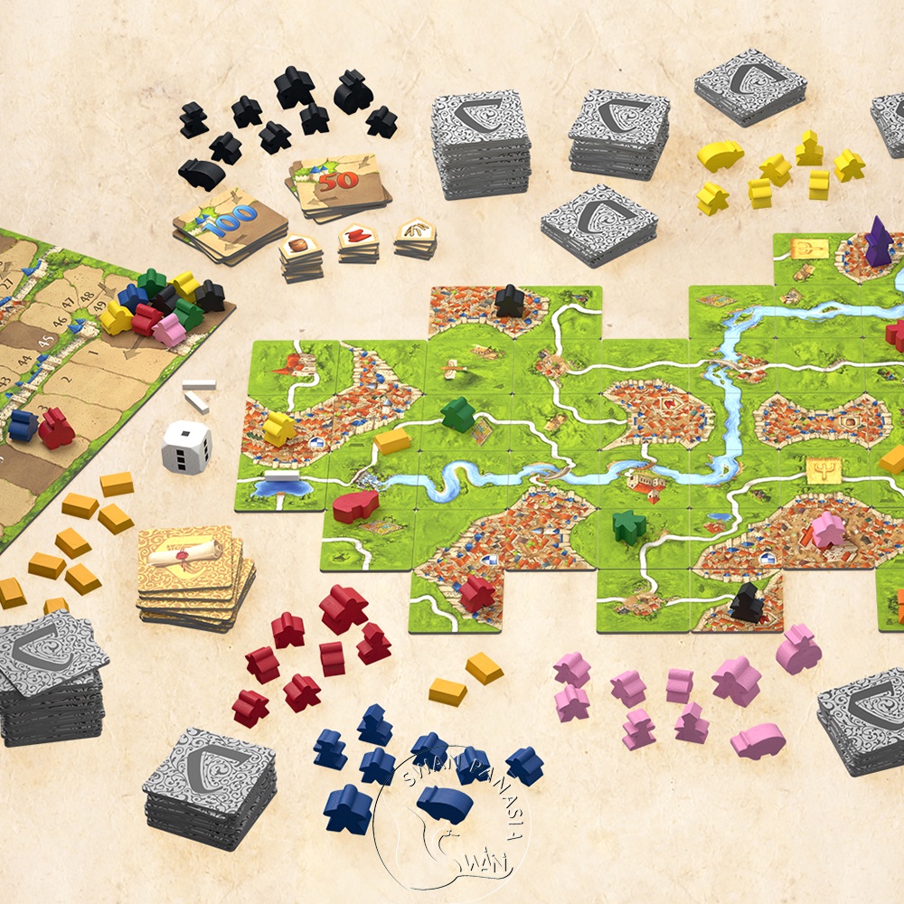 【新天鵝堡桌遊】卡卡頌3.0大盒版, , large