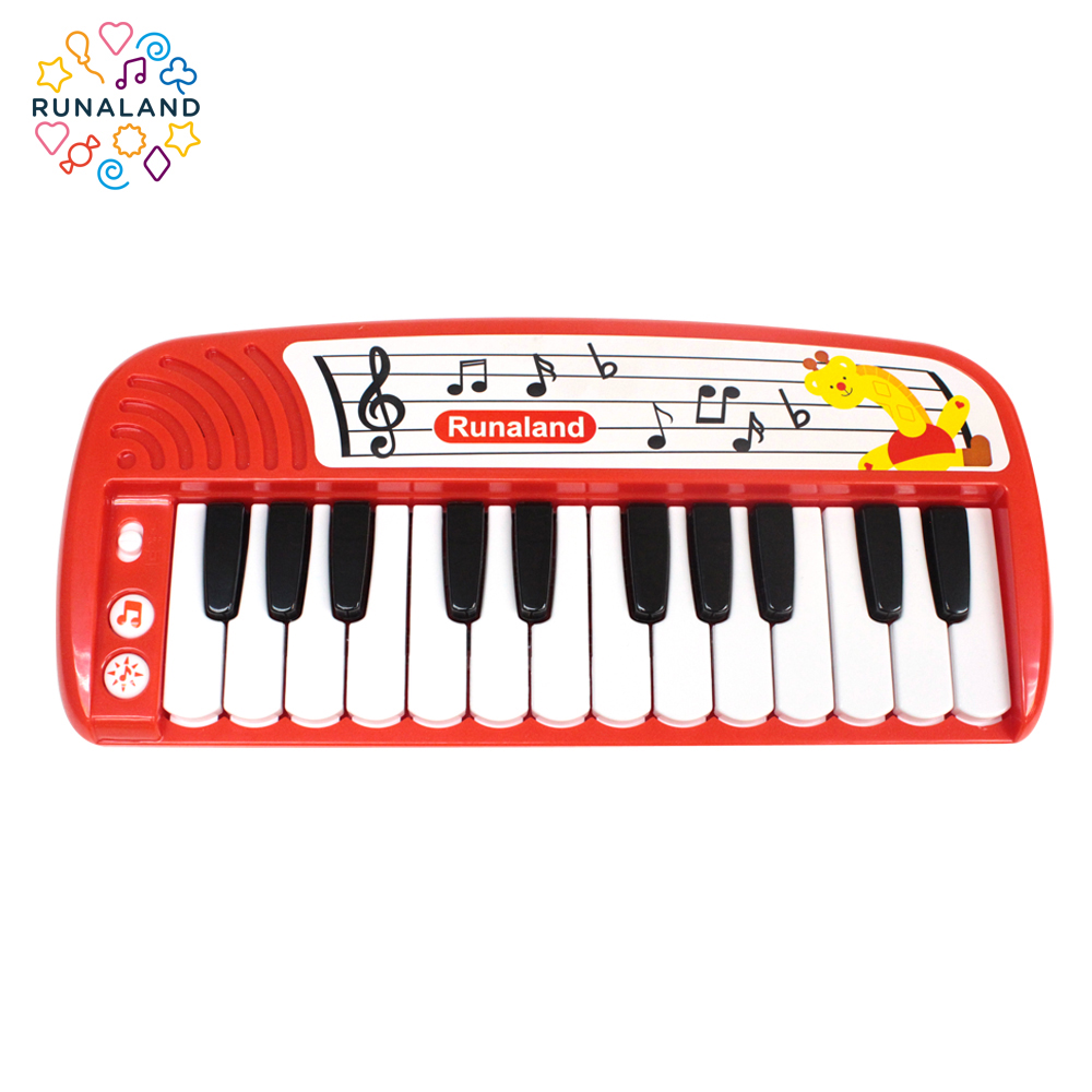 [RUNALAND]Simple and Fun Mini Elecronic Piano for Baby, , large