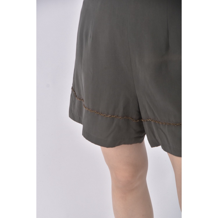 (S) 高腰綠色短褲二手衣, , large