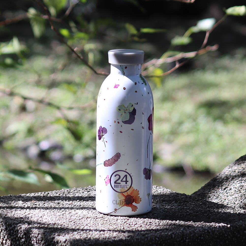 【義大利 24 Bottles】不銹鋼雙層保溫瓶 (附濾茶器)500ml - 春塵, , large