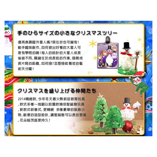 GS MALL 台灣製造 神奇魔幻成長雪人 豪華雪人 雪人紙樹 開花雪人 雪人 禮物雪人 交換禮物 聖誕節交換禮物, , large