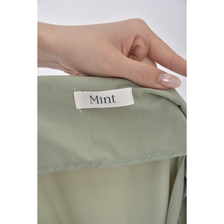 (S) mint細肩帶綠色洋裝二手衣, , large