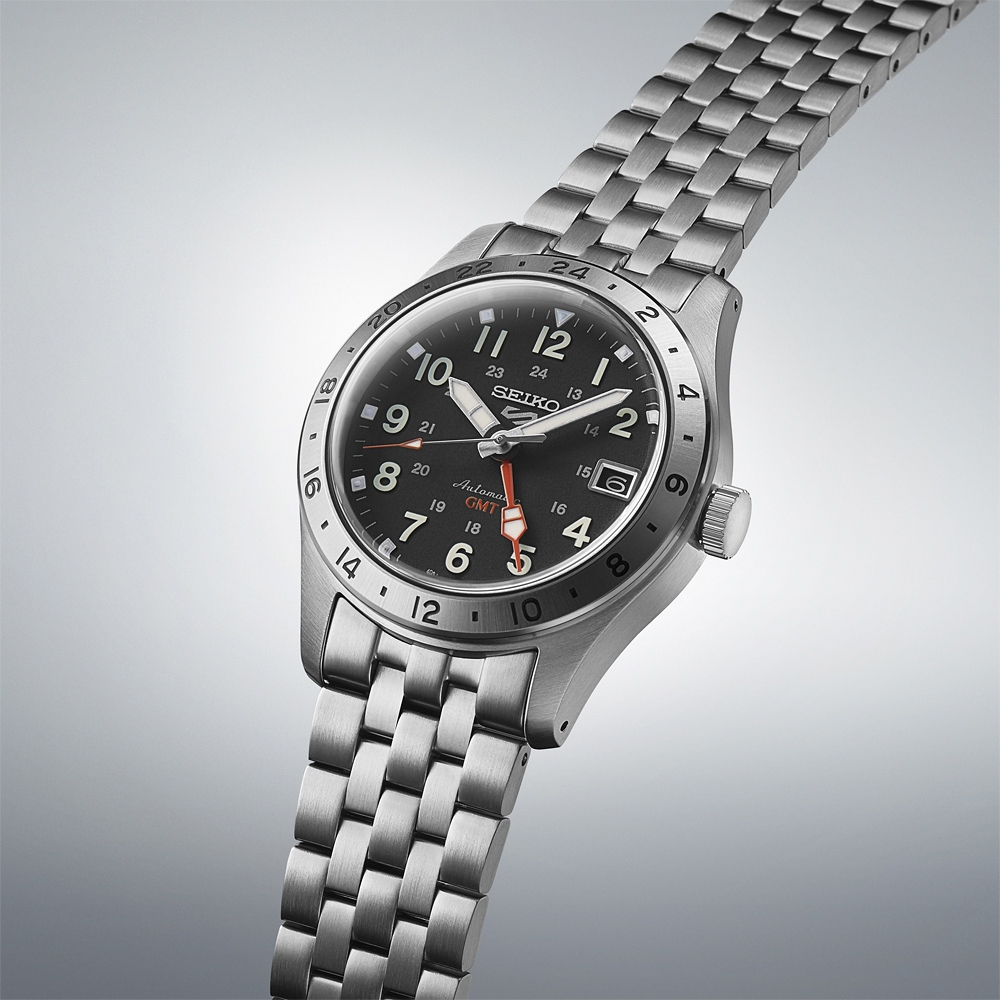 SEIKO 精工 5 Sports Field 系列 GMT機械錶 SSK023K1/4R34-00C0D, , large
