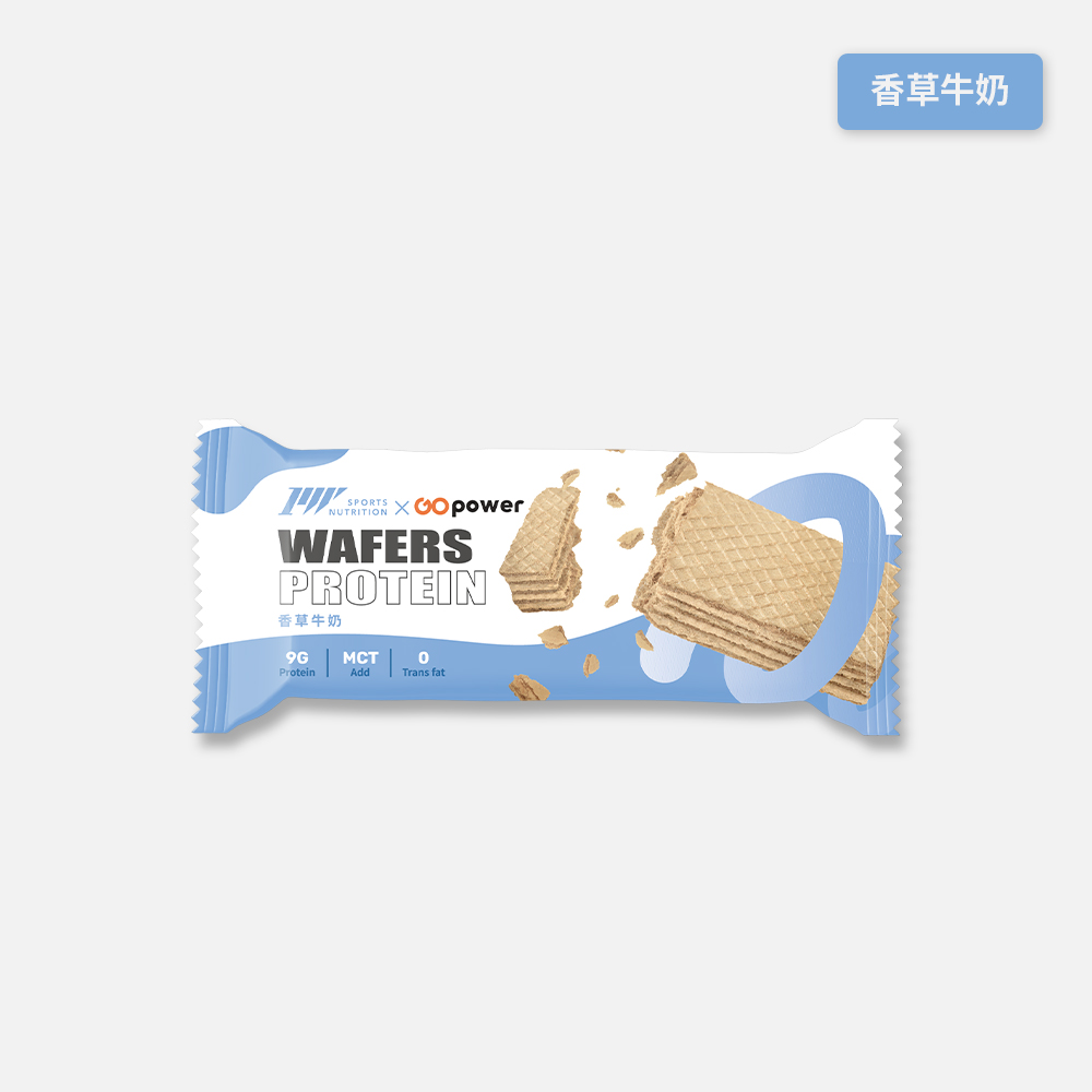 GOPOWER Protein wafer Vanilla Milk 30g/branch, , large