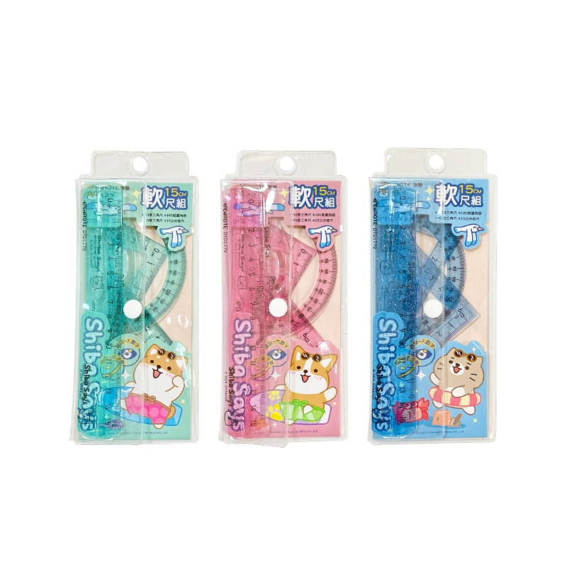 【PENROTE 筆樂】柴語錄15公分軟尺組 藍, , large