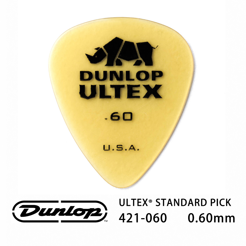 Jim Dunlop Ultex Standard 421R 0.60mm Pick (三片、十片組)【敦煌樂器】, , large