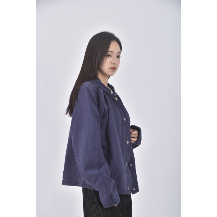 (L) champion連帽藍色外套二手衣, , large