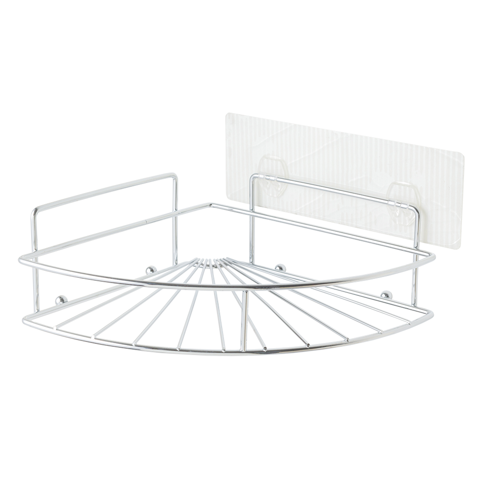 Stainless steel corner shelf, , large