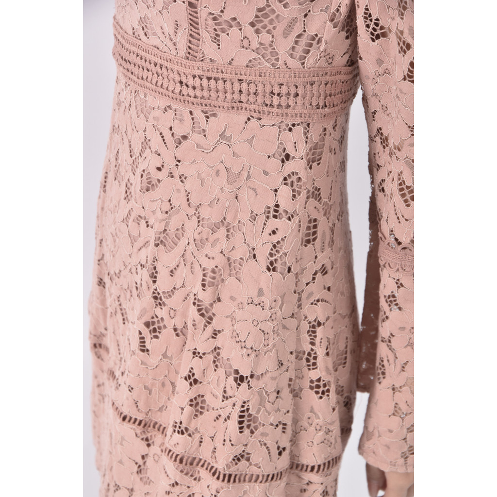 (S) air space蕾絲粉色洋裝二手衣, , large