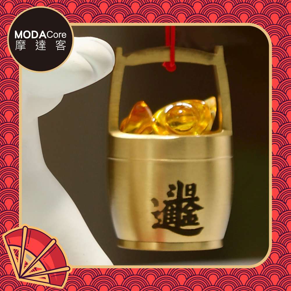 摩達客◉開運招財◉扁擔招財進寶貓擺飾組 白色 (小)_客廳玄關臥室好風水好運勢, , large