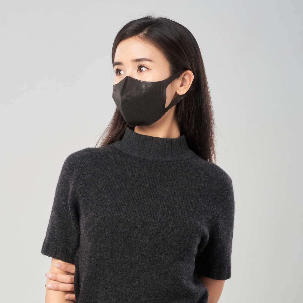 【DRX達特世】醫用3D彈力口罩-繽紛系列-成人L-淺粉/50入, , large