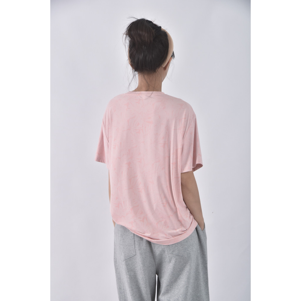 (XL) 運動透氣粉色短袖上衣二手衣, , large