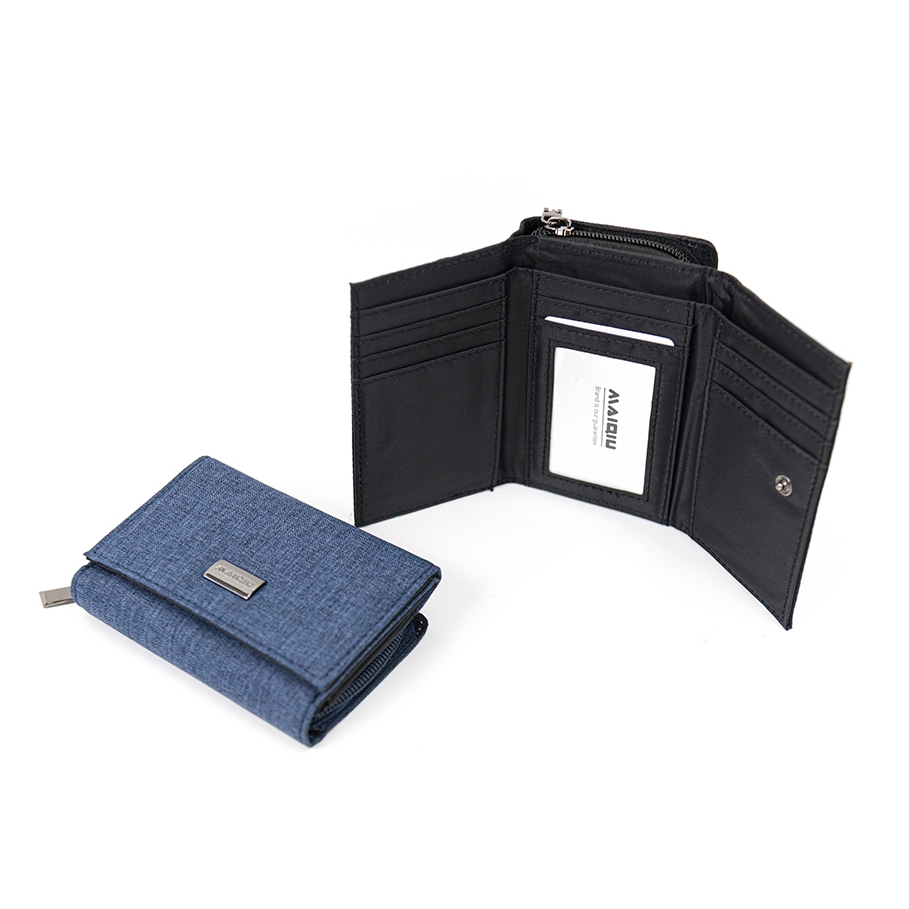 【MQ】Yamagata Fine Herringbone Zipper Short Clip, , large