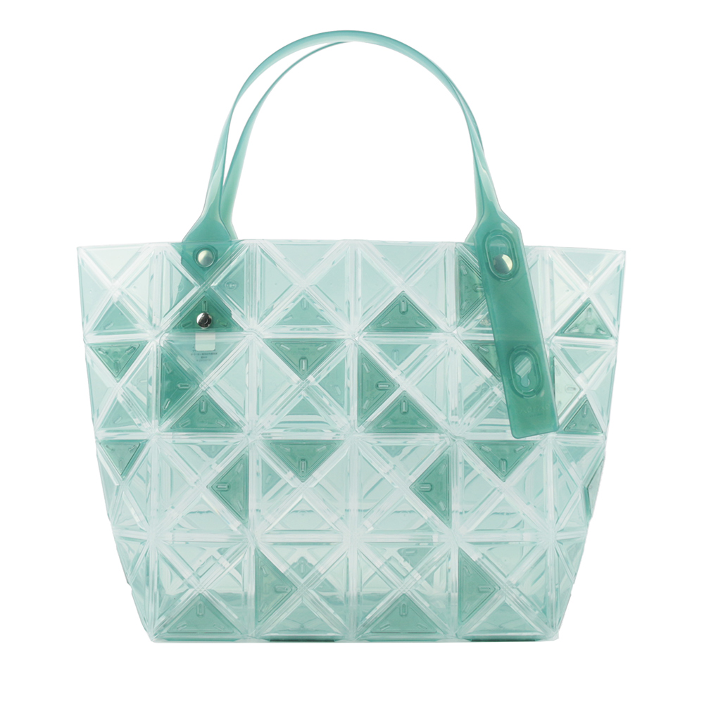 ISSEY MIYAKE BAO BAO DAZZLE 4X6 透明果凍手提包/湖水綠, , large