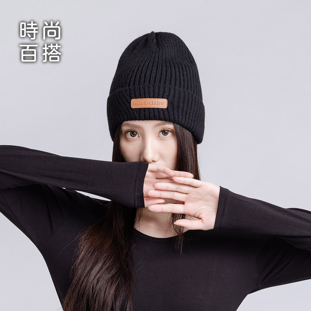 美麗佳人毛帽 針織保暖毛帽 針織帽 冬天帽子 毛線帽 滑雪【旺達棉品】MC-LN05, , large