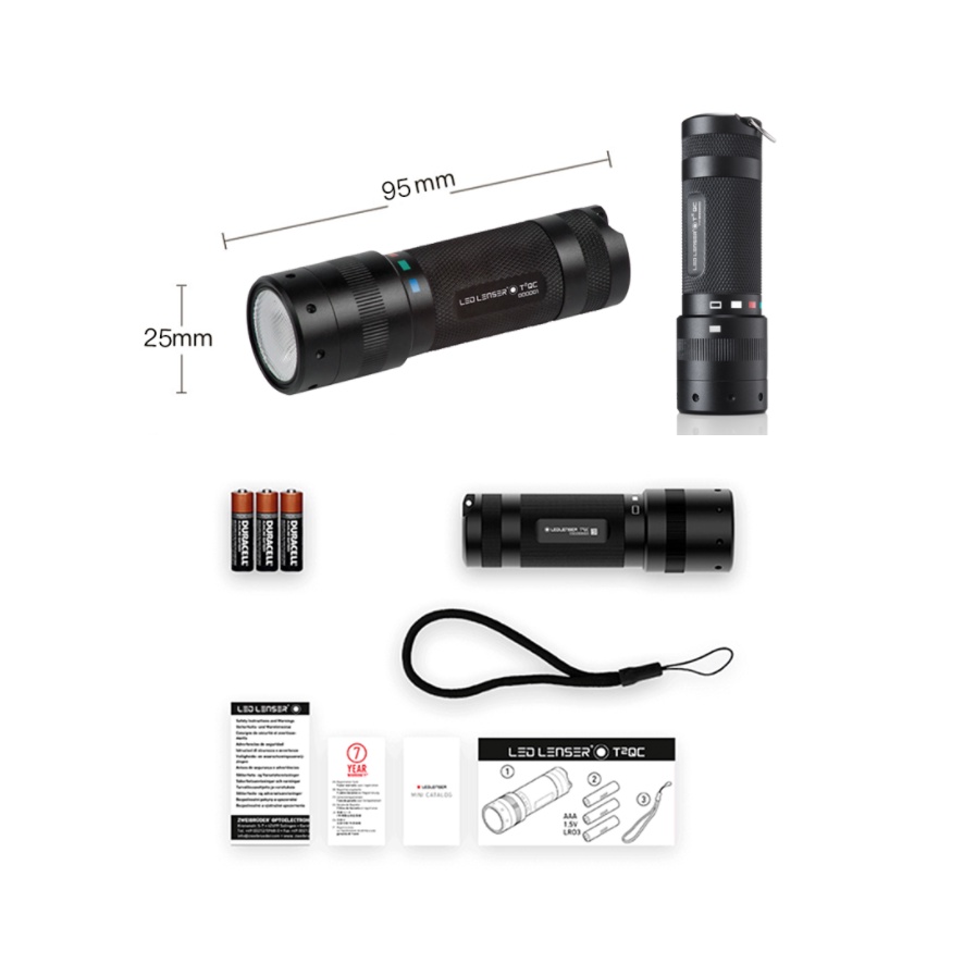 【德國Ledlenser】T2QC專業強光四色手電筒, , large