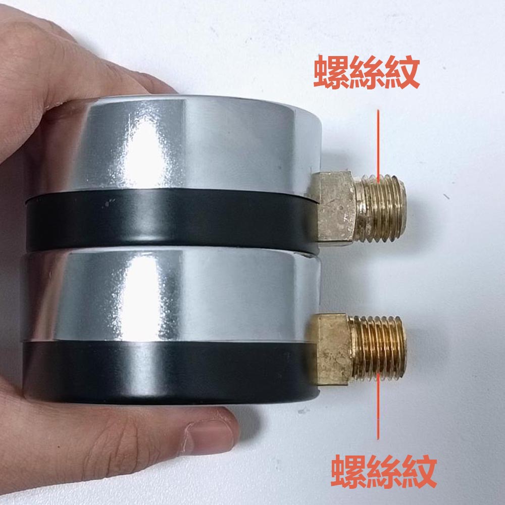 Y50臥式2分壓力錶, , large