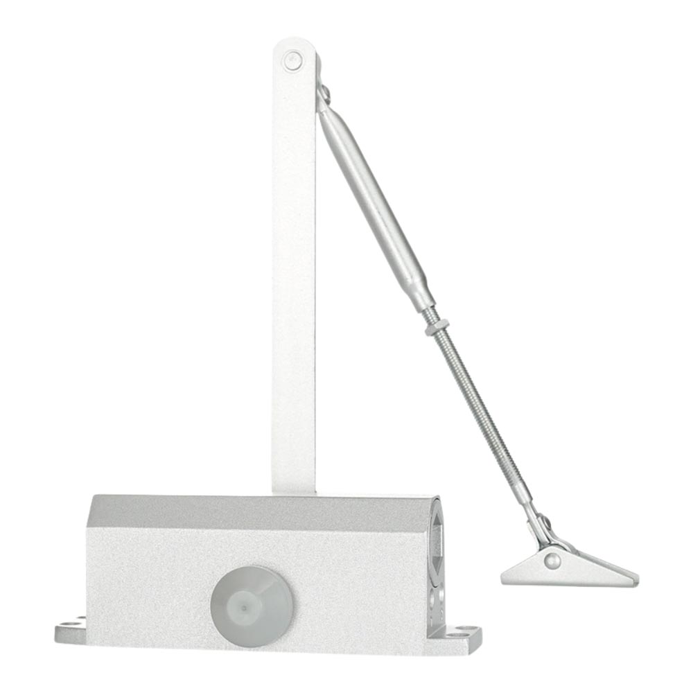 Small door closer - 90&deg; positioning - ultra-quiet buffer, , large