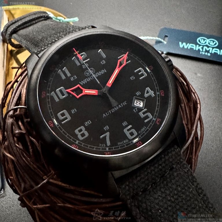 [TIMEMASTER] WAKMANN watch, 44mm, WA00039, , large