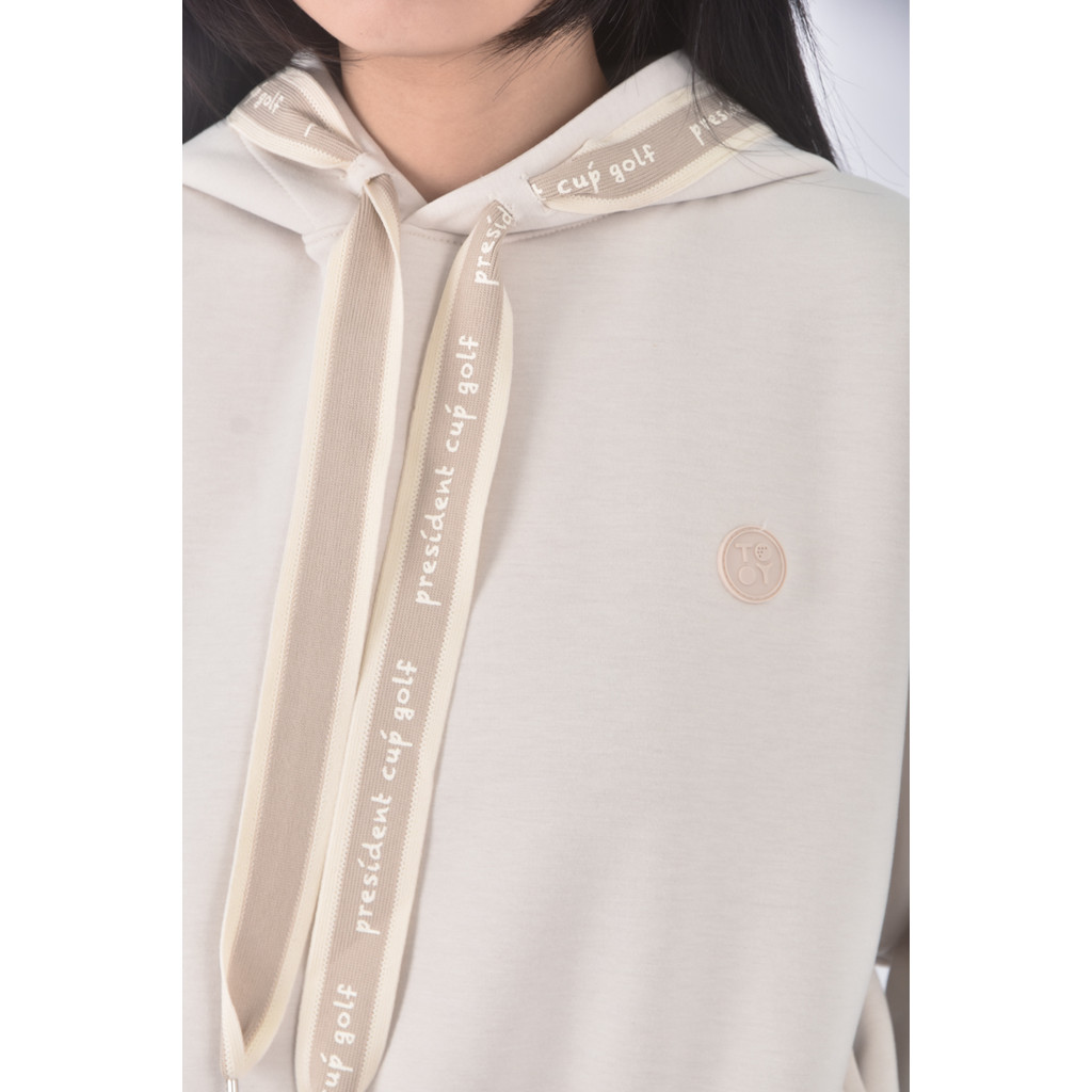 (XL) teeoff質感連帽杏色長袖上衣二手衣, , large