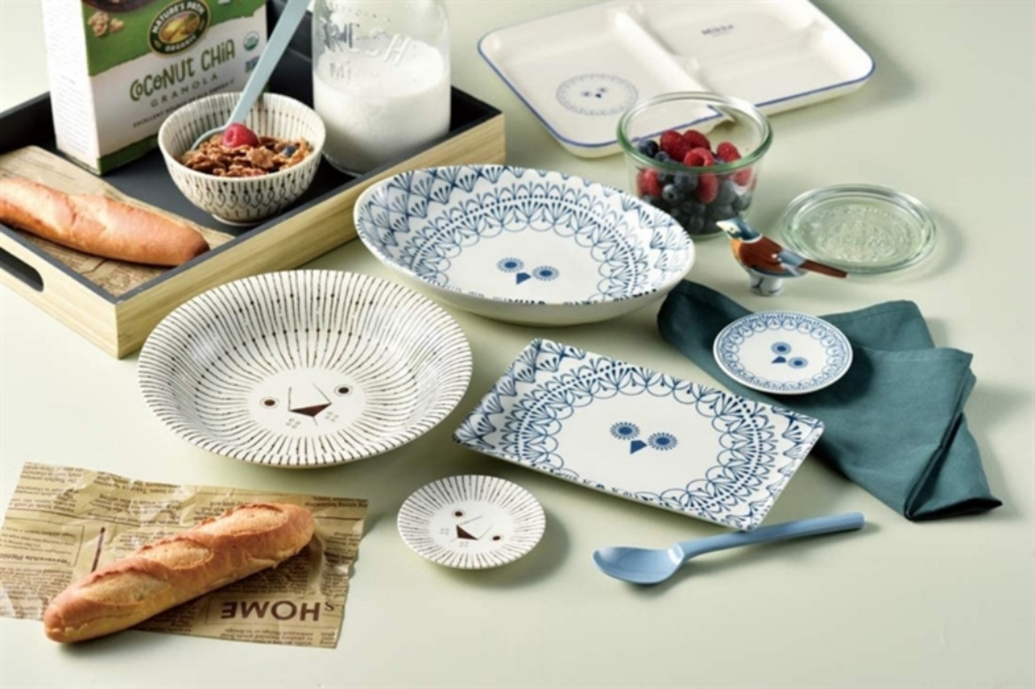 Mikke Shaped Rice Bowl-Owl, , large