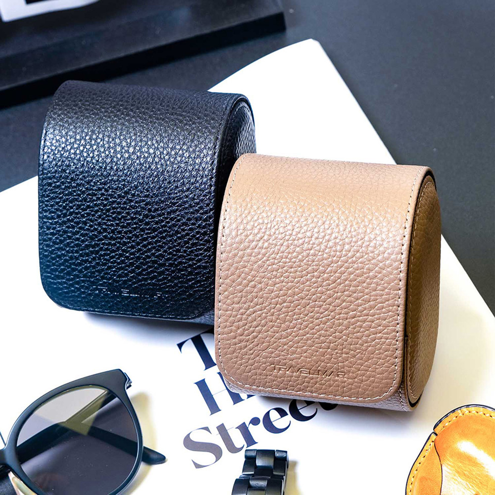 [TRAVELMAR] 隨行皮件錶盒-大象灰, , large