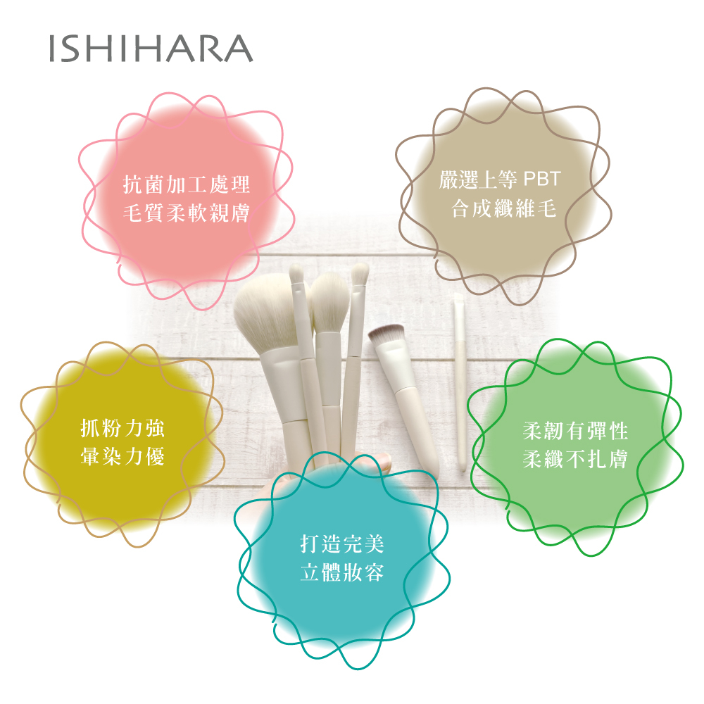【千康購物網】石原商店 IH清 etmoi抗菌腮紅刷1入 日本製, , large