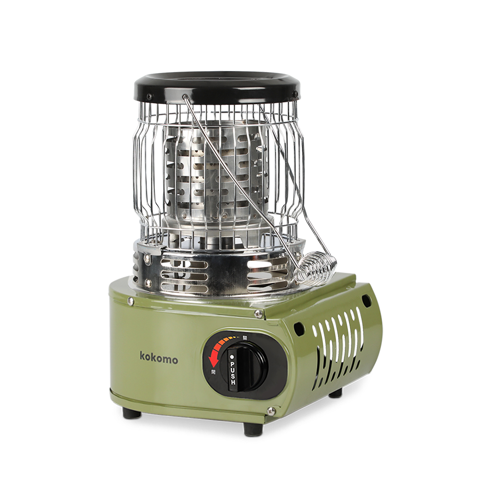 【kokomo】卡式瓦斯取暖爐KO-GH2333(森林綠), 森林綠, large