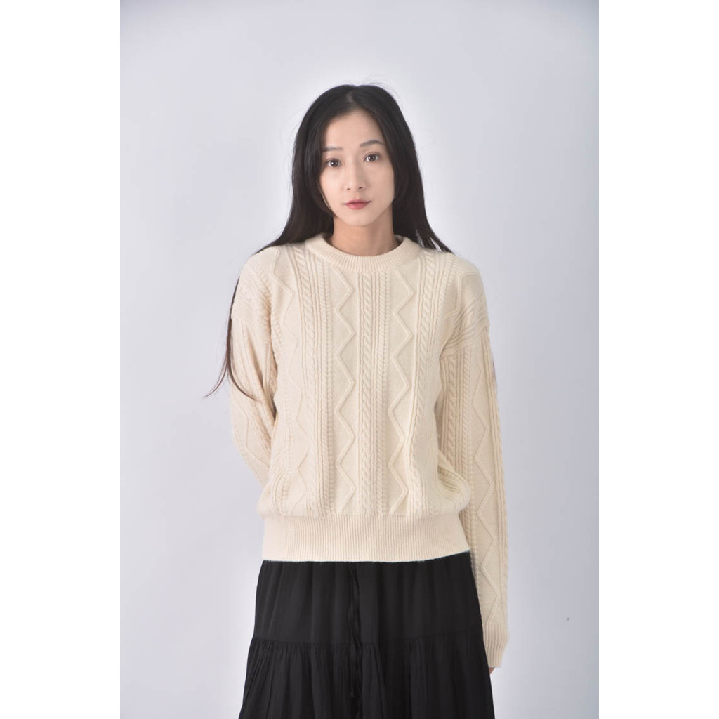 (L) grieguroom杏色長袖上衣二手衣