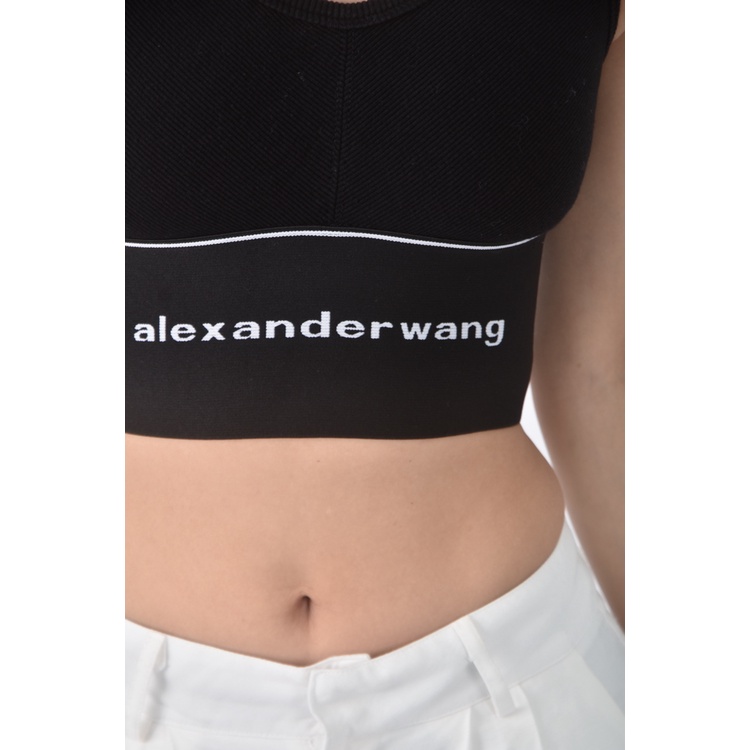 (S) 【安于晴Charlene私服】alexander Wang質感無袖黑色上衣二手衣, , large
