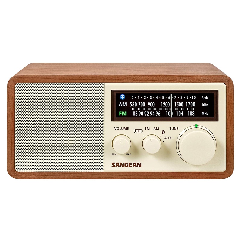 ANGEAN Mountain Bluetooth Two-Band Retro Radio WR16, , large