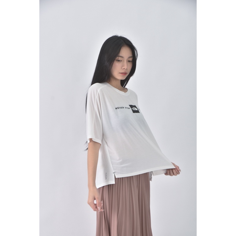 (XL) the north face質感白色短袖上衣二手衣, , large