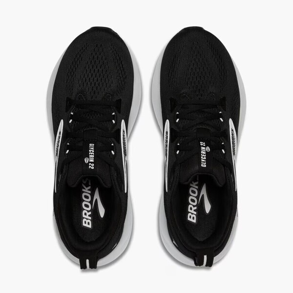 Brooks Glycerin 22 女 慢跑鞋 寬楦 支撐 彈力 緩震 黑 [1204341D090], , large
