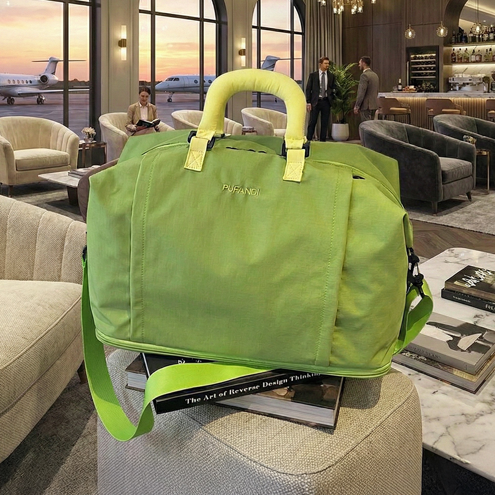 隱形收納旅行袋 【5色可選】 20L&rarr;30L 伸縮 出差包 輕旅包 乾濕分離 登機包 手提行李袋 可套拉桿 旅行包 行李袋 手提袋 斜背包, , large