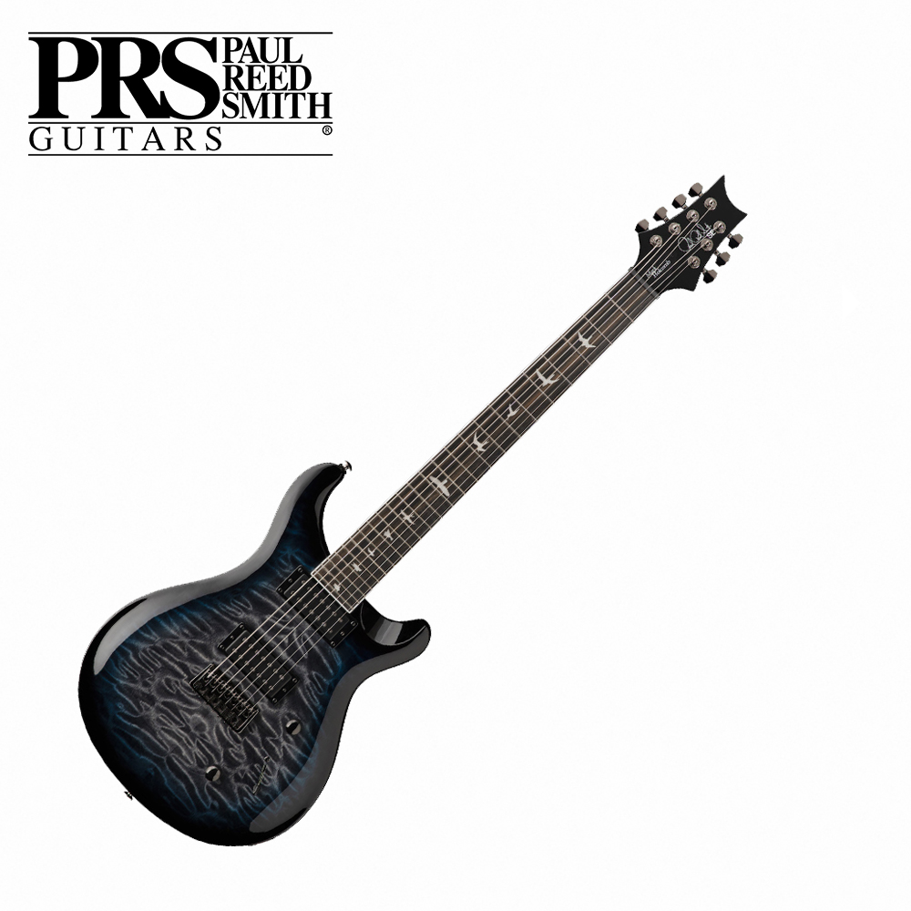 PRS SE Mark Holcomb SVN Blue Burst 七弦 電吉他簽名款【敦煌樂器】, , large