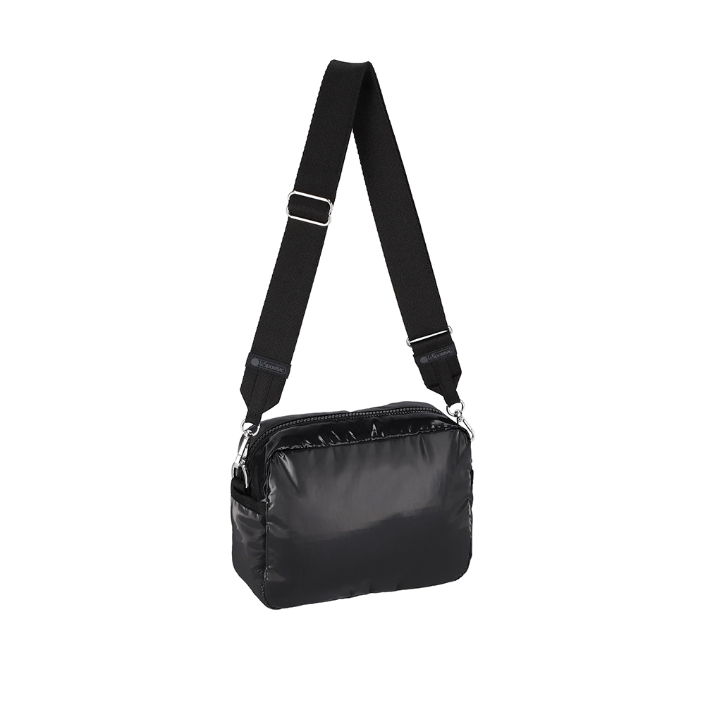 |快速出貨|Lesportsac Deluxe Crossbody 拉鍊斜背包 送禮首選-閃耀黑, , large