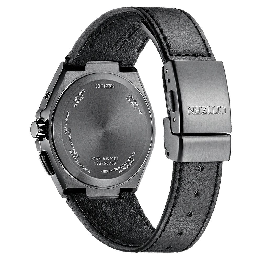 CITIZEN 星辰 千彩之海UNITE with BLUE 鈦金屬光動能電波萬年曆手錶CB0215-18L, , large