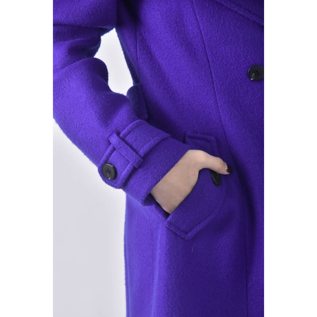 (M) 連帽藍色外套二手衣, , large