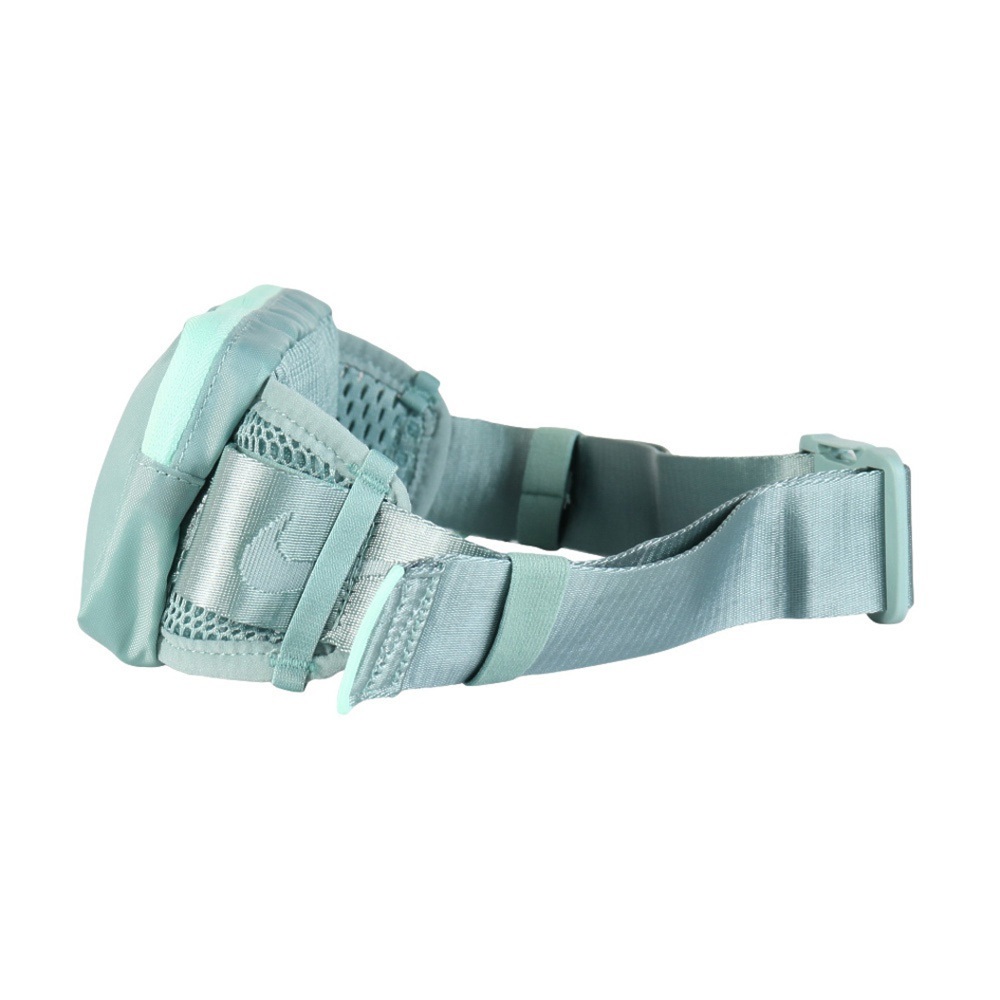 NIKE TEMPO 腰包 運動腰包 隨身包 休閒 慢跑 戶外 時尚 鑰匙掛勾 反光 舒適 減少晃動 黑 薄荷綠 灰藍, 灰藍, large