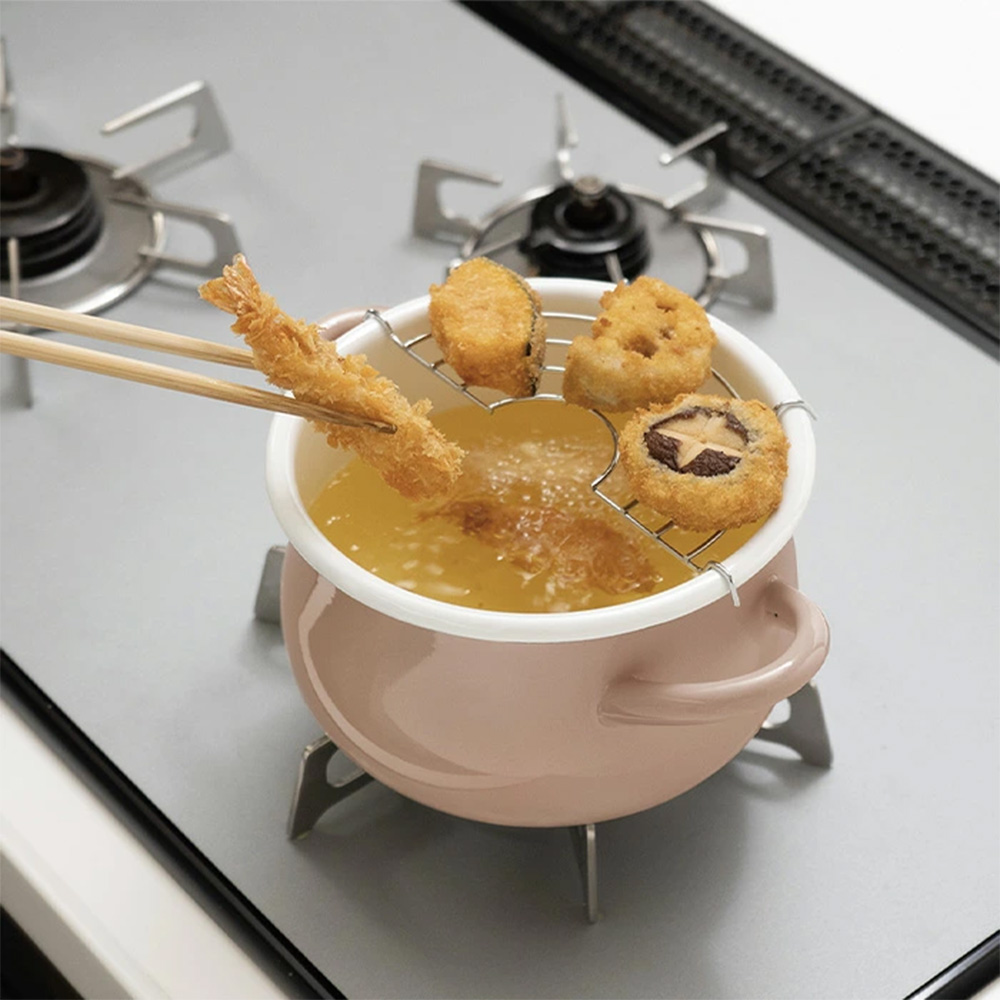 [誠貫]日本和平FREIZ 琺郎深鍋20cm(綠色) RB-3248, , large