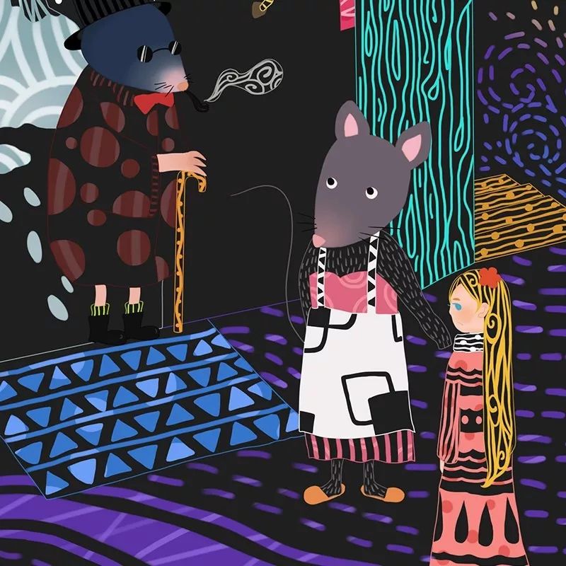 英國 Flower monaco炫彩童話故事刮畫包, , large