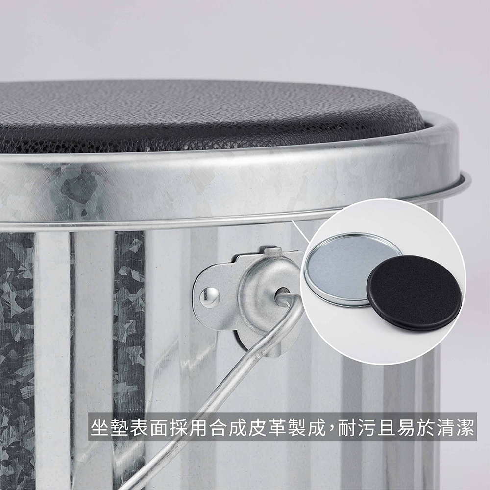 【this-this】日本渡邊金屬｜OBAKETSU 手工製凳子儲物桶 M, , large