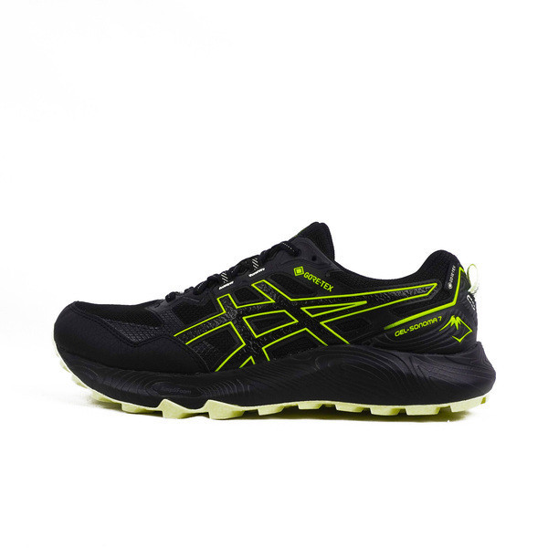 Asics Gel-sonoma 7 Gtx 男 慢跑鞋 越野跑鞋 戶外 防水 黑 螢光綠 [1011B593-005], , large
