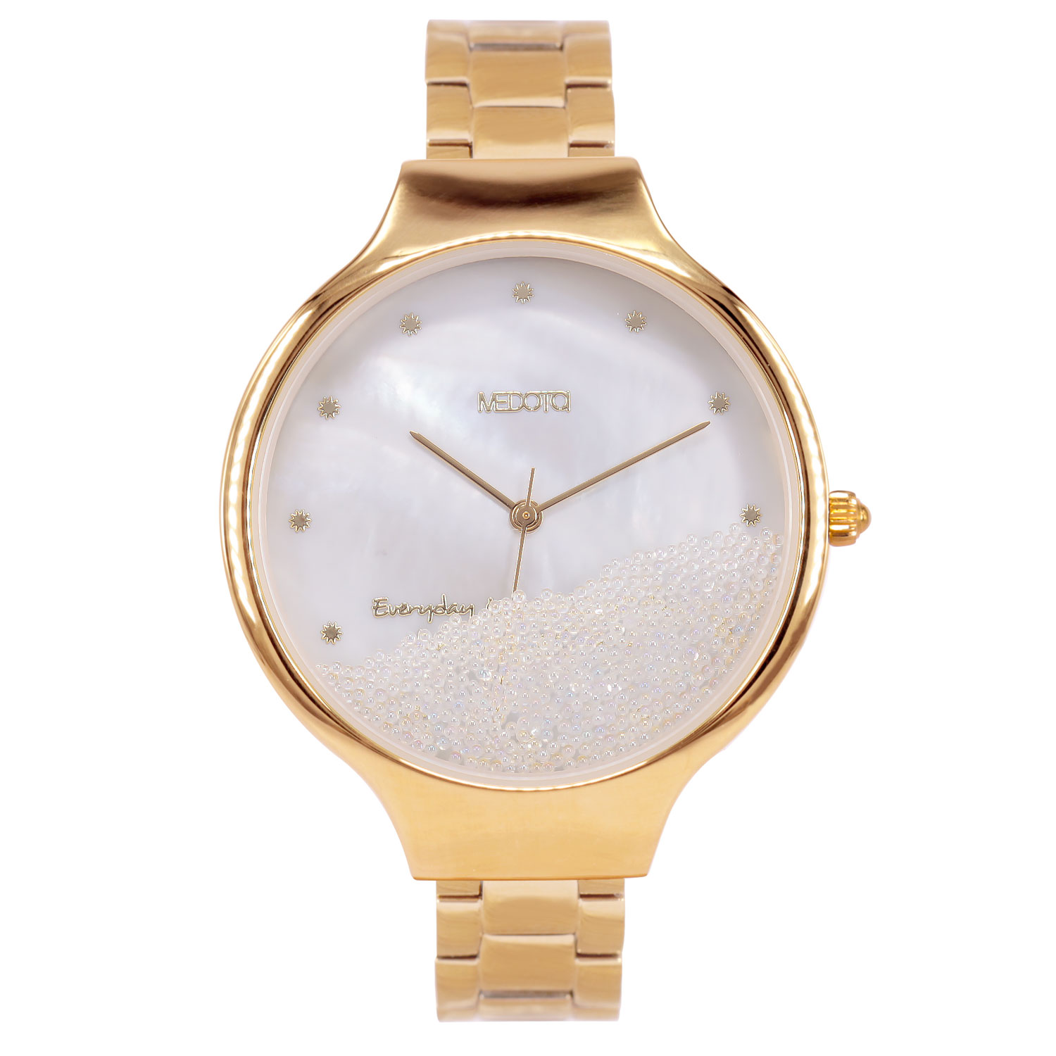 [MEDOTA] MEDOTA Ladies unique multi case ladies watch-Gold / MI-9502, , large