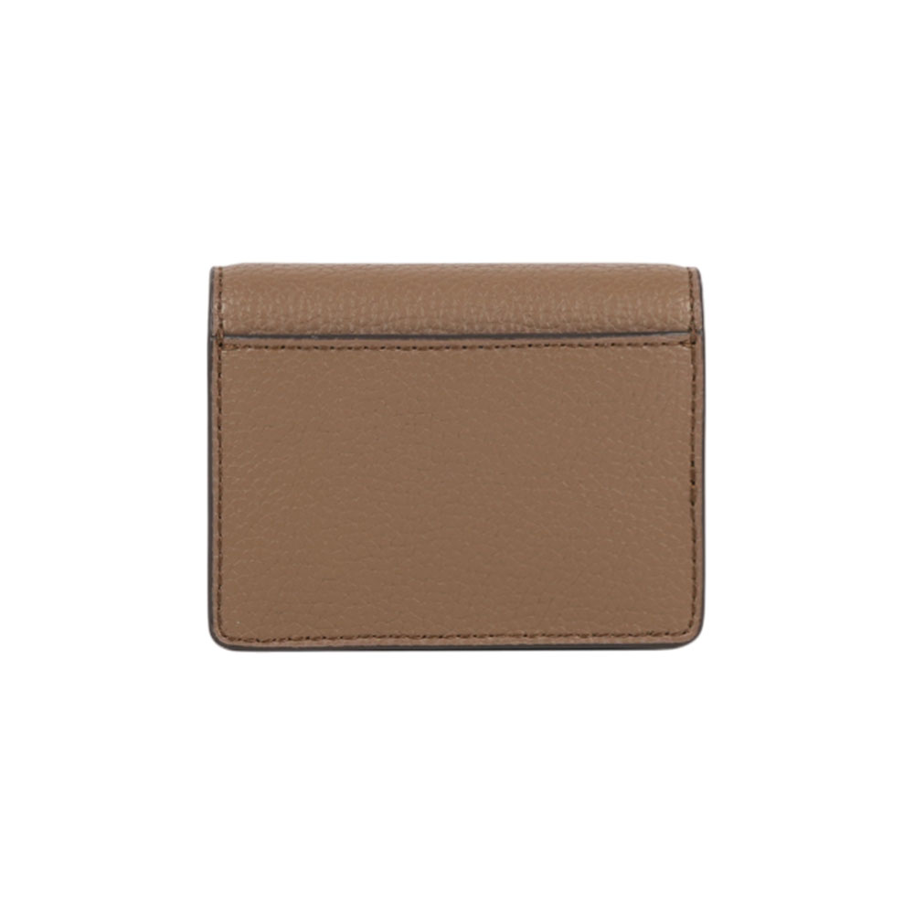 Michael Kors Carson 銀色馬銜荔枝皮革釦式零錢包/卡包(火龍果色), , large