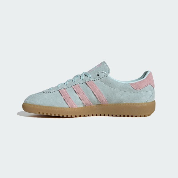 Kixpress-Adidas Adidas Brmd W 女 運動休閒鞋 德訓鞋 復古 麂皮 舒適 水藍 粉紅 [JS0257], , large