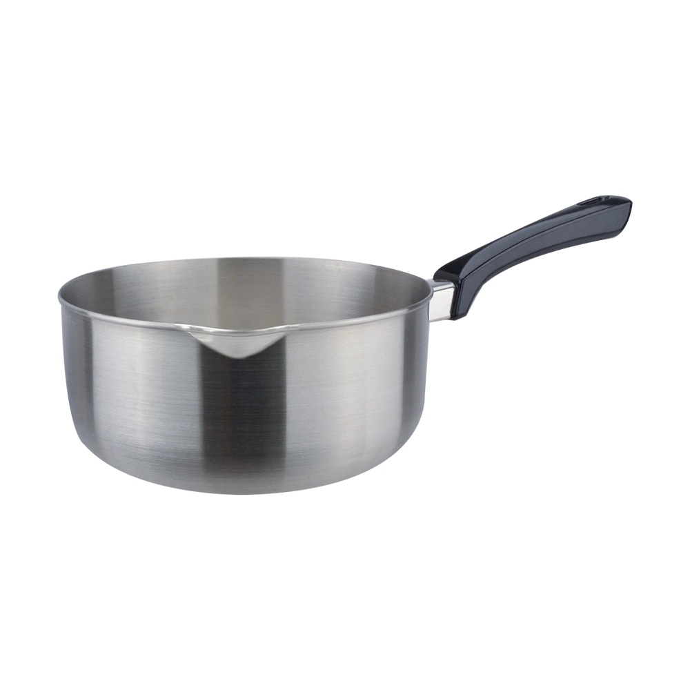 CLARE 可蕾爾 白金鋼316不鏽鋼雪平鍋料理鍋泡麵鍋單把鍋湯鍋 22cm無蓋-Leidea樂德兒, , large