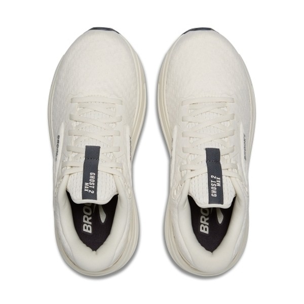 Brooks Ghost Max 2 女 慢跑鞋 立體藝術壓紋限定款 彈力 支撐 緩震 米白 [1204201B274], , large