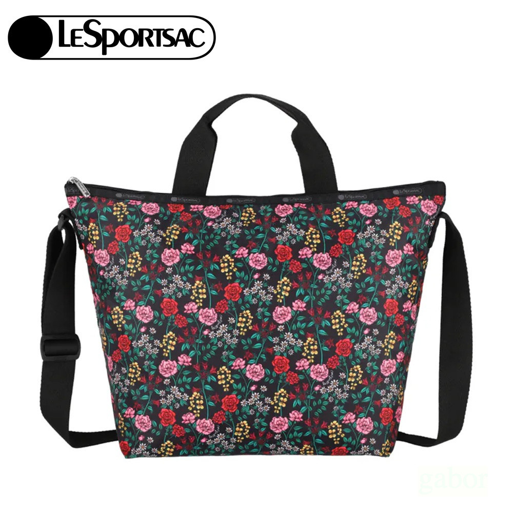 Lesportsac Deluxe Easy Carry Tote 兩用托特包 送禮-馥郁花語, , large